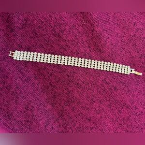Elegant Silver diamond bracelet